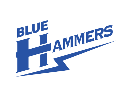 Blue Hammers Logo design